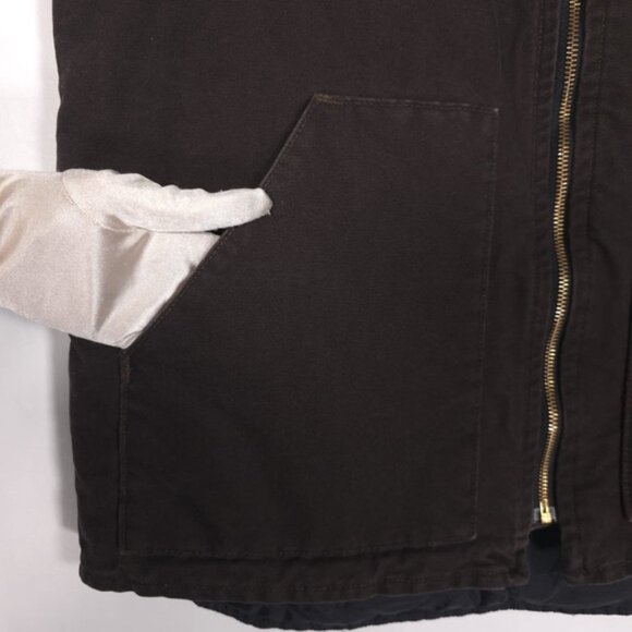 Carhartt Men's Vintage Y2K Sandstone Arctic Quilt V02 Brown Vest Jacket L TALL - Picture 10 of 14